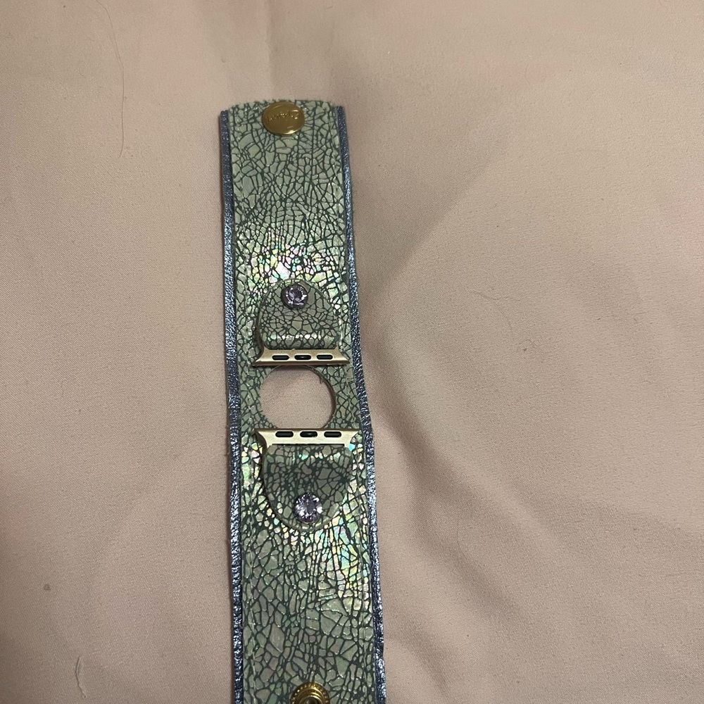 Iridescent Crackle Watch Band
